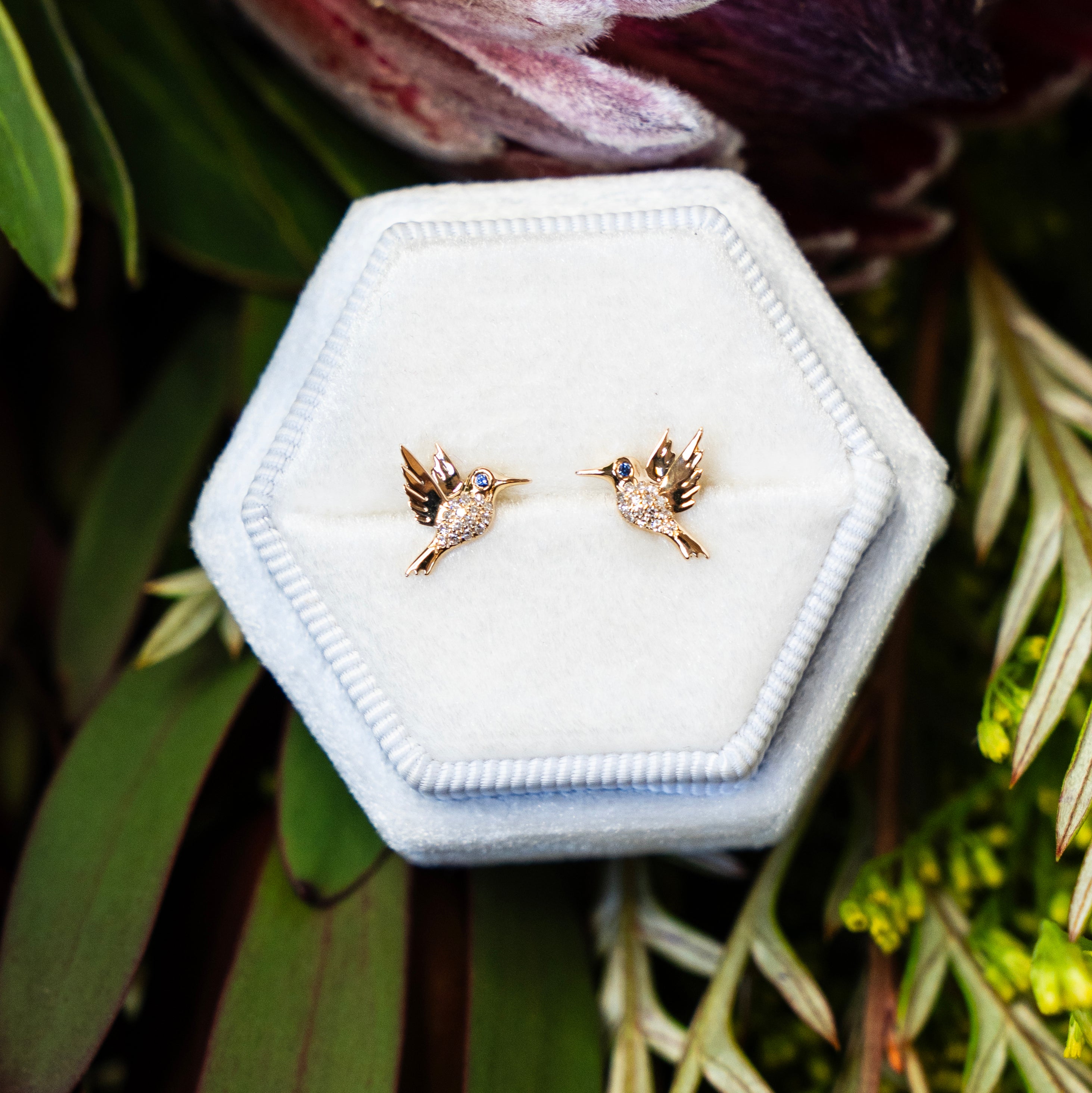 Hummingbird hot sale stud earrings